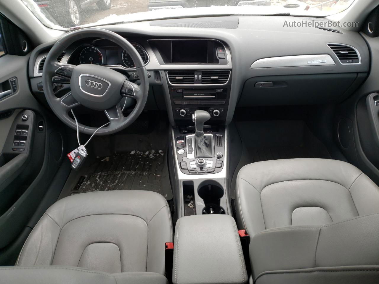 2014 Audi A4 Premium Plus Белый vin: WAUFFAFL7EN034959