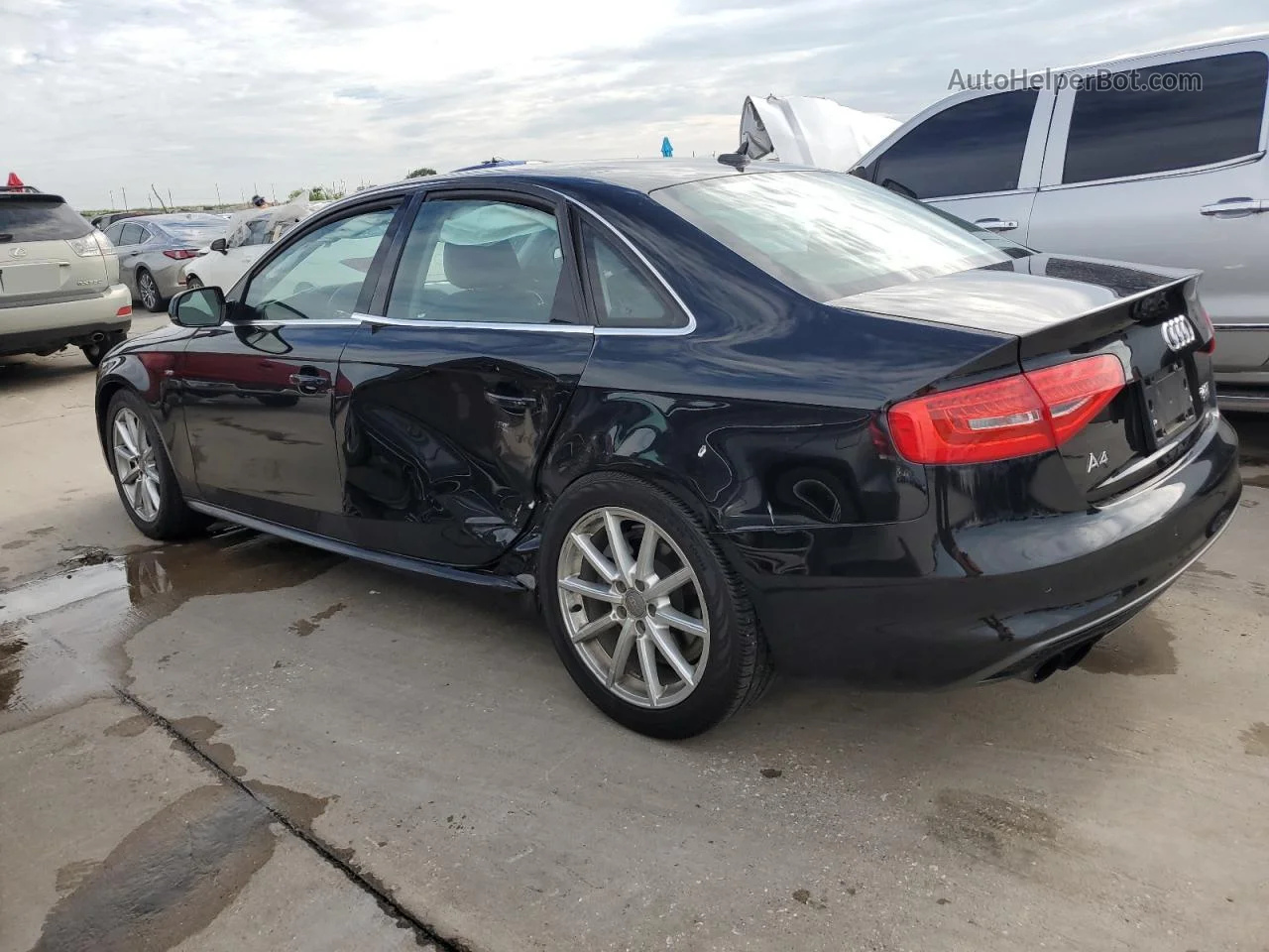 2016 Audi A4 Premium Plus S-line Black vin: WAUFFAFL7GN004136