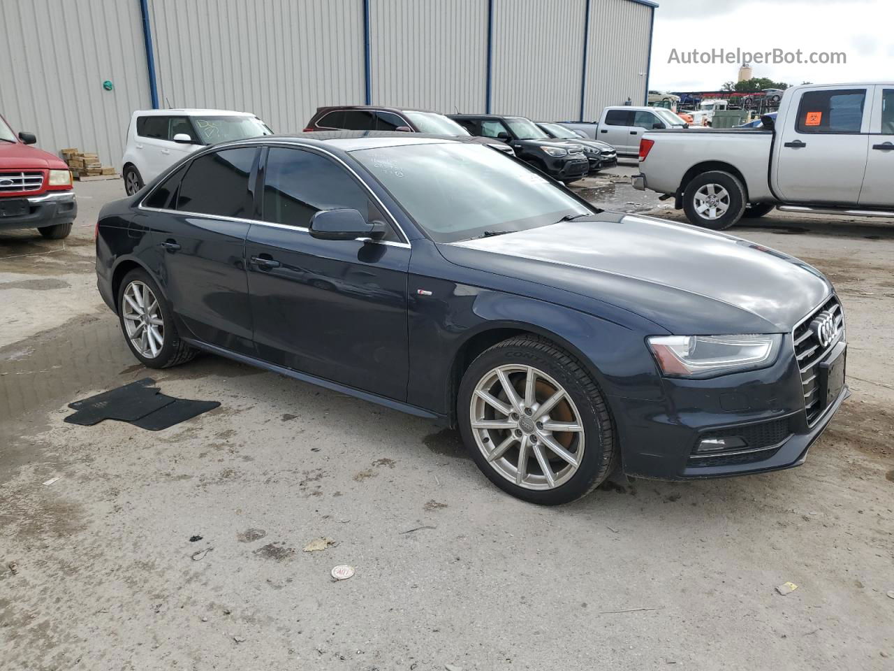 2016 Audi A4 Premium Plus S-line Blue vin: WAUFFAFL7GN005335