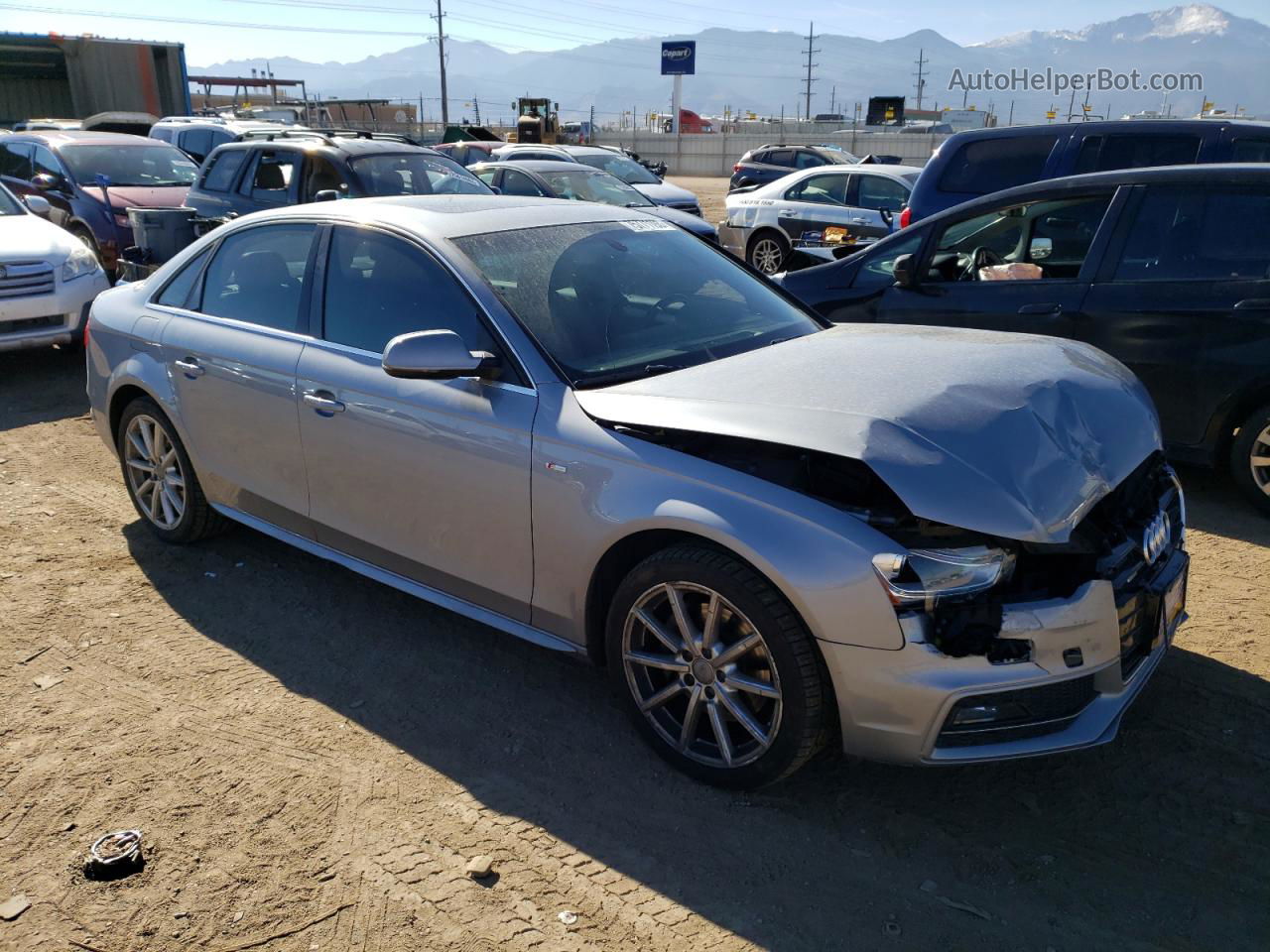 2016 Audi A4 Premium Plus S-line Silver vin: WAUFFAFL7GN007151