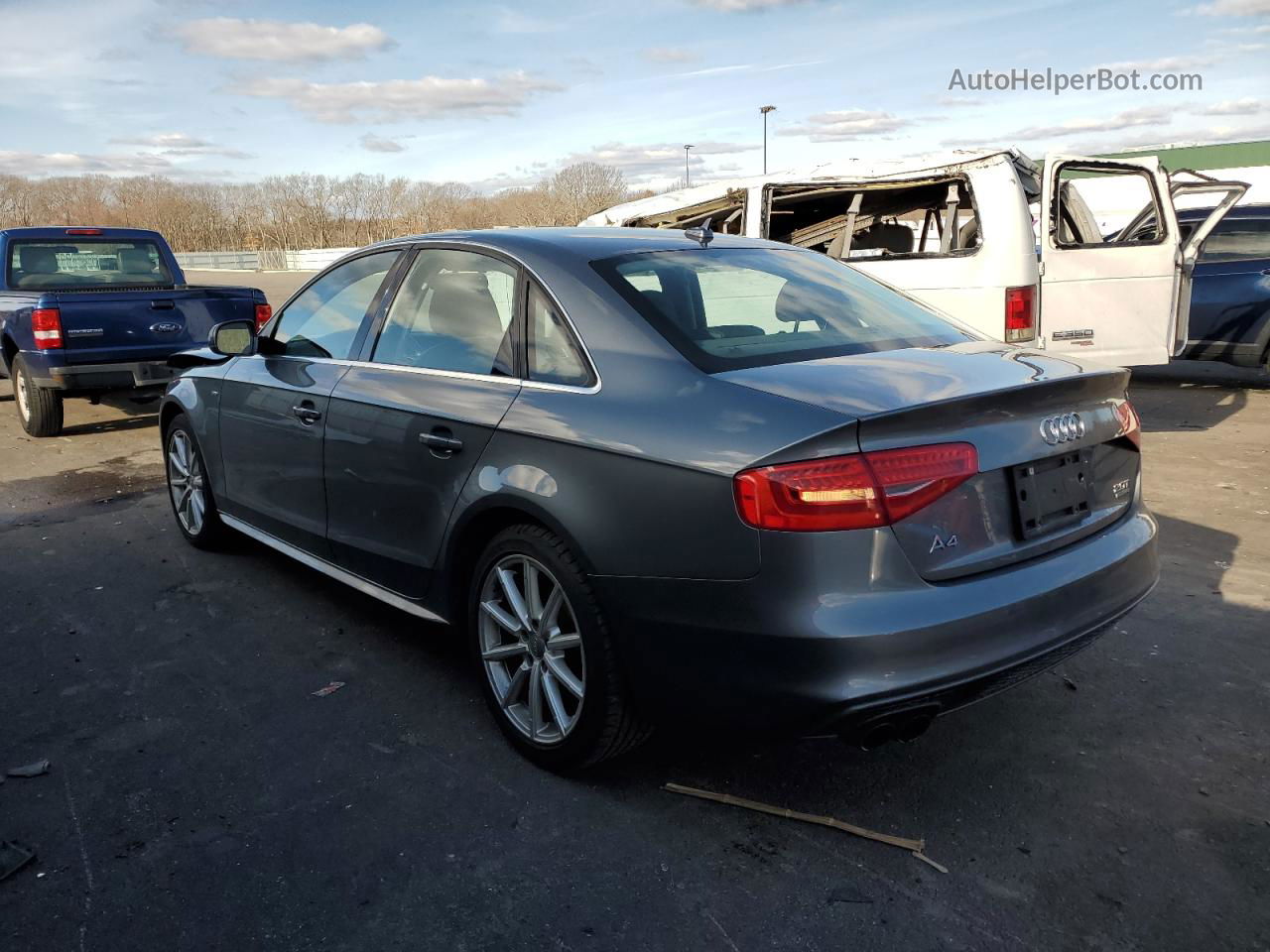 2016 Audi A4 Premium Plus S-line Gray vin: WAUFFAFL7GN011622