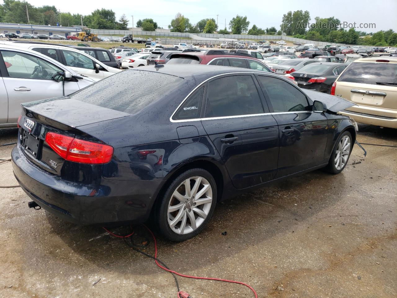 2013 Audi A4 Premium Plus Black vin: WAUFFAFL8DN003153