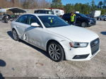 2013 Audi A4 2.0t Premium White vin: WAUFFAFL8DN010703