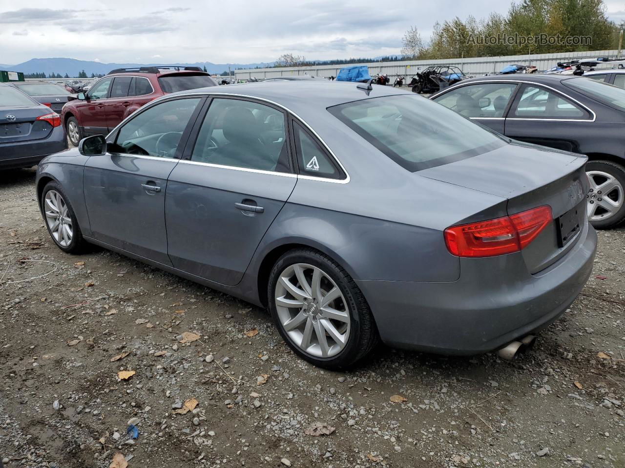 2013 Audi A4 Premium Plus Серый vin: WAUFFAFL8DN014363