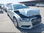 2013 Audi A4 Premium Plus Silver vin: WAUFFAFL8DN014816