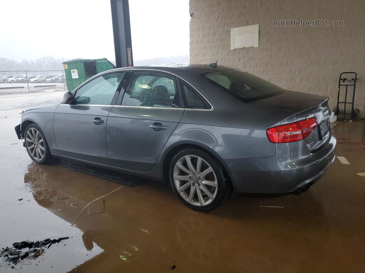 2013 Audi A4 Premium Plus Серый vin: WAUFFAFL8DN018395