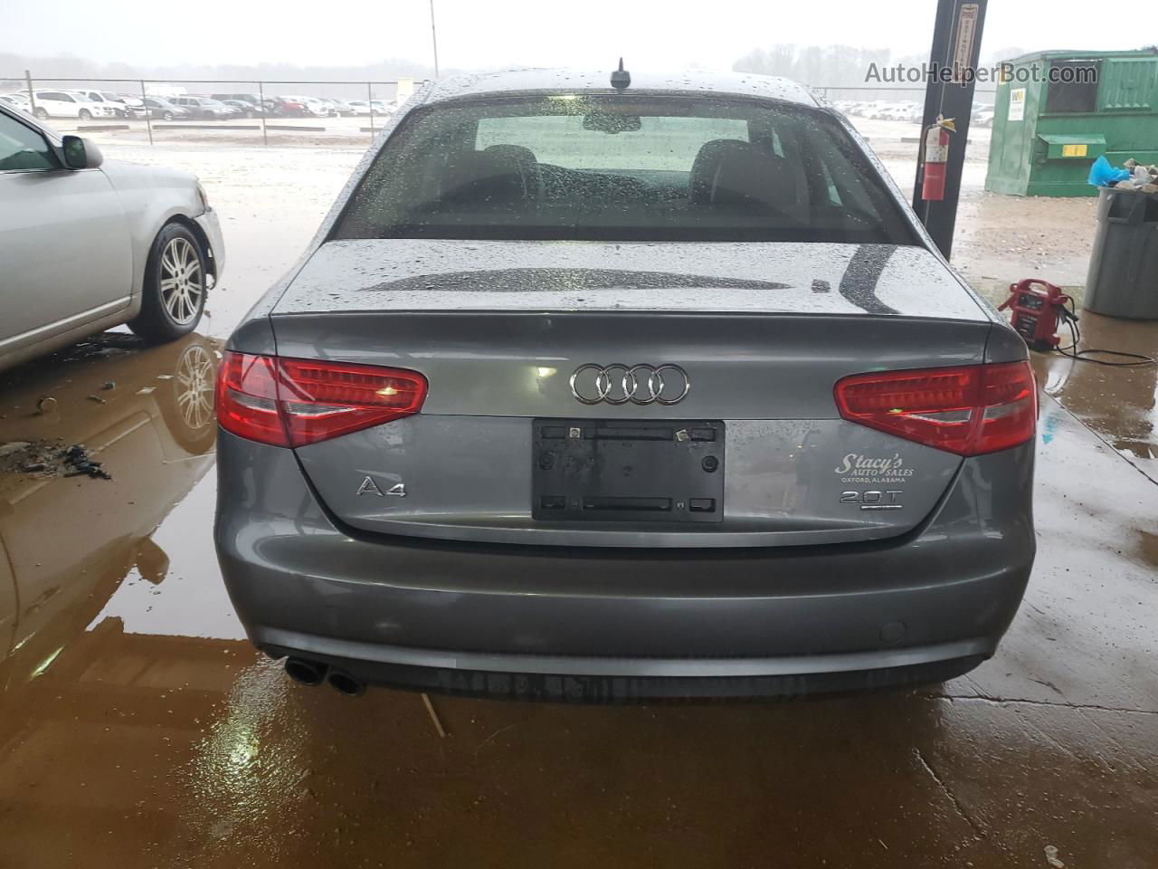 2013 Audi A4 Premium Plus Gray vin: WAUFFAFL8DN018395