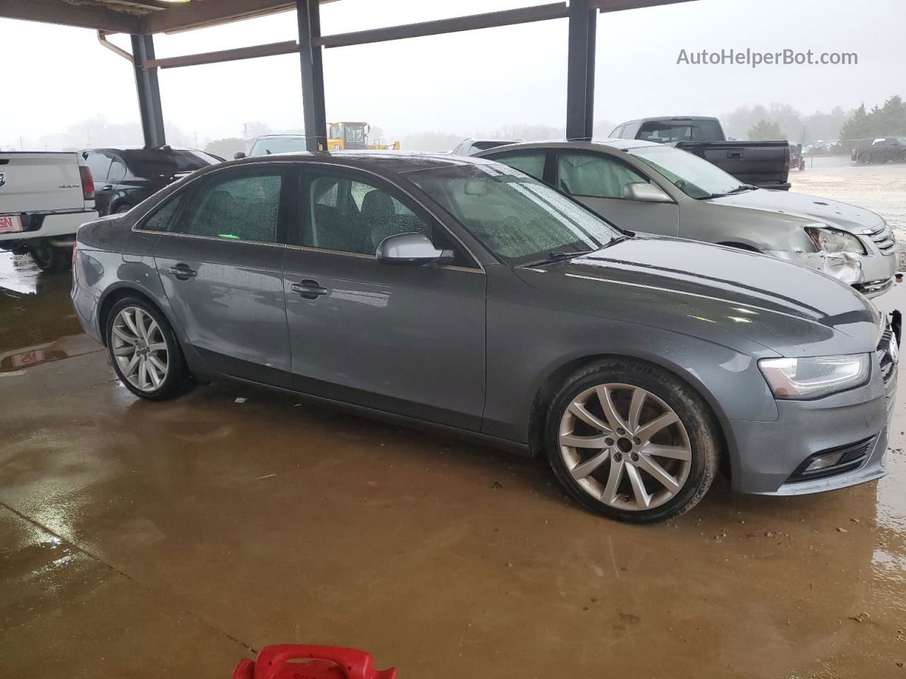 2013 Audi A4 Premium Plus Gray vin: WAUFFAFL8DN018395