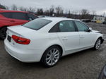 2013 Audi A4 Premium Plus White vin: WAUFFAFL8DN047783