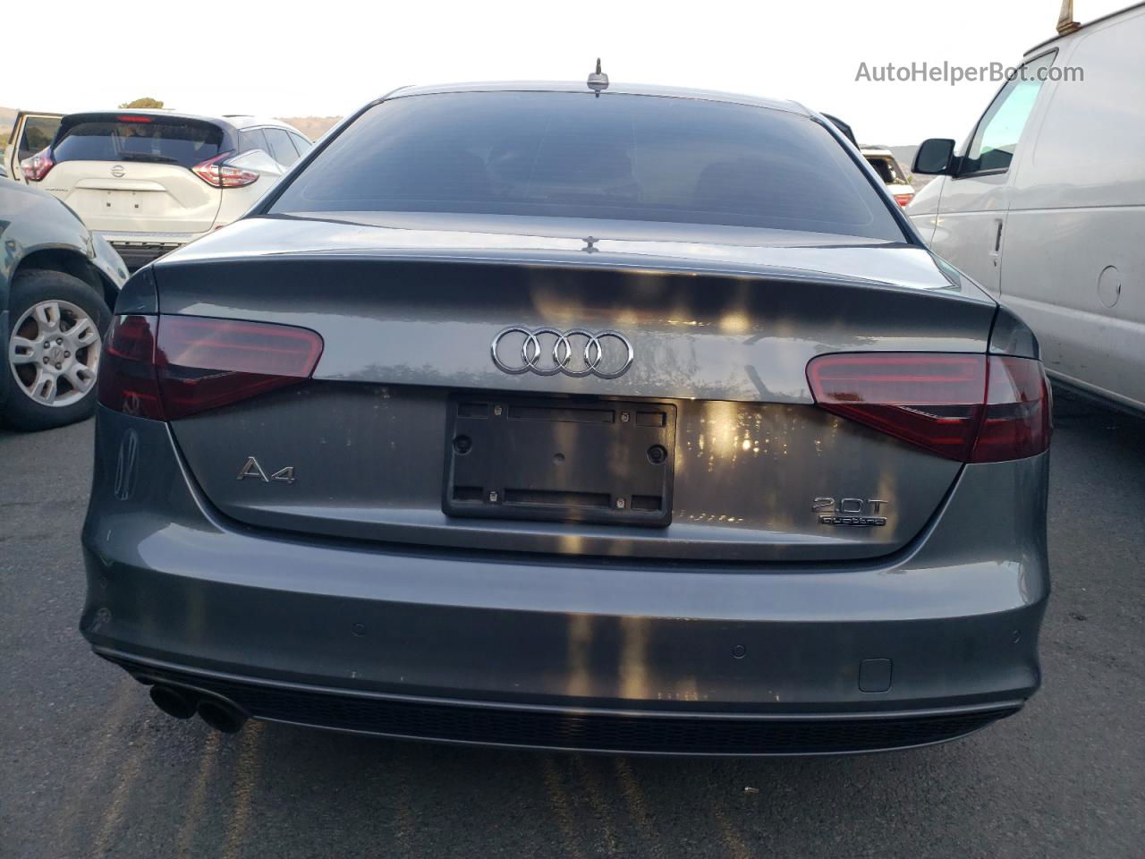 2016 Audi A4 Premium Plus S-line Серый vin: WAUFFAFL8GN004646