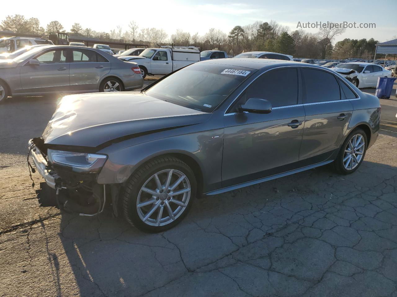 2016 Audi A4 Premium Plus S-line Gray vin: WAUFFAFL8GN007305