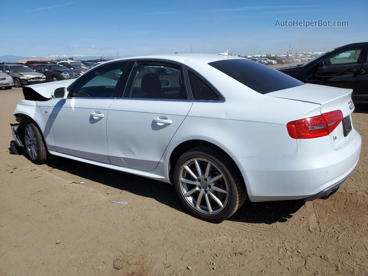 2016 Audi A4 Premium Plus S-line White vin: WAUFFAFL8GN007398