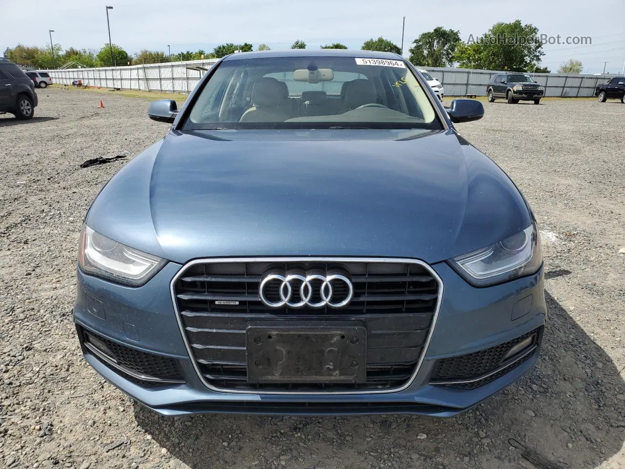 2016 Audi A4 Premium Plus S-line Синий vin: WAUFFAFL8GN012391