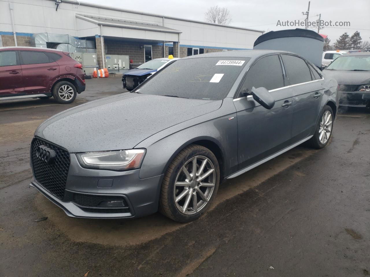 2016 Audi A4 Premium Plus S-line Gray vin: WAUFFAFL8GN017056