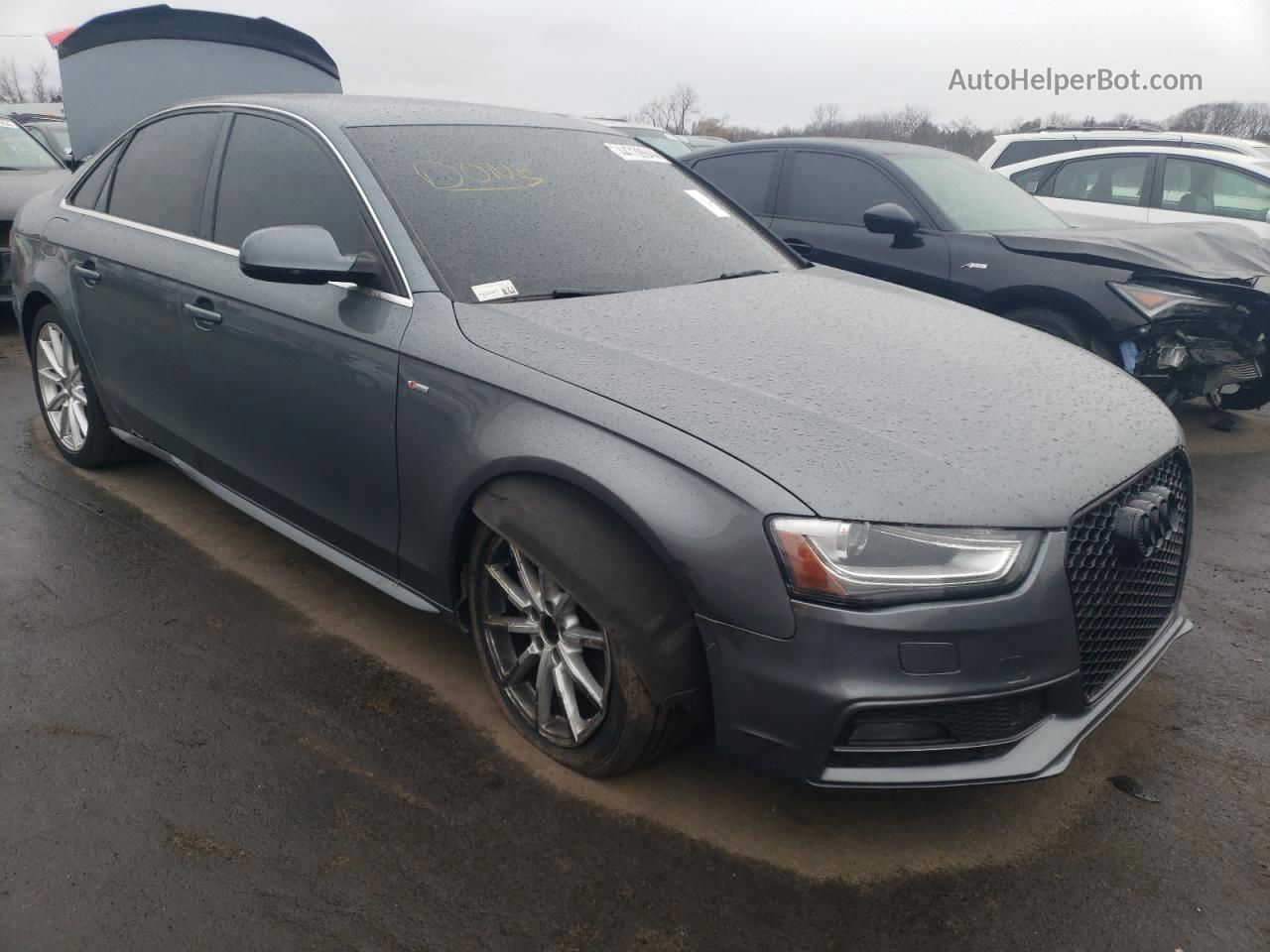 2016 Audi A4 Premium Plus S-line Gray vin: WAUFFAFL8GN017056