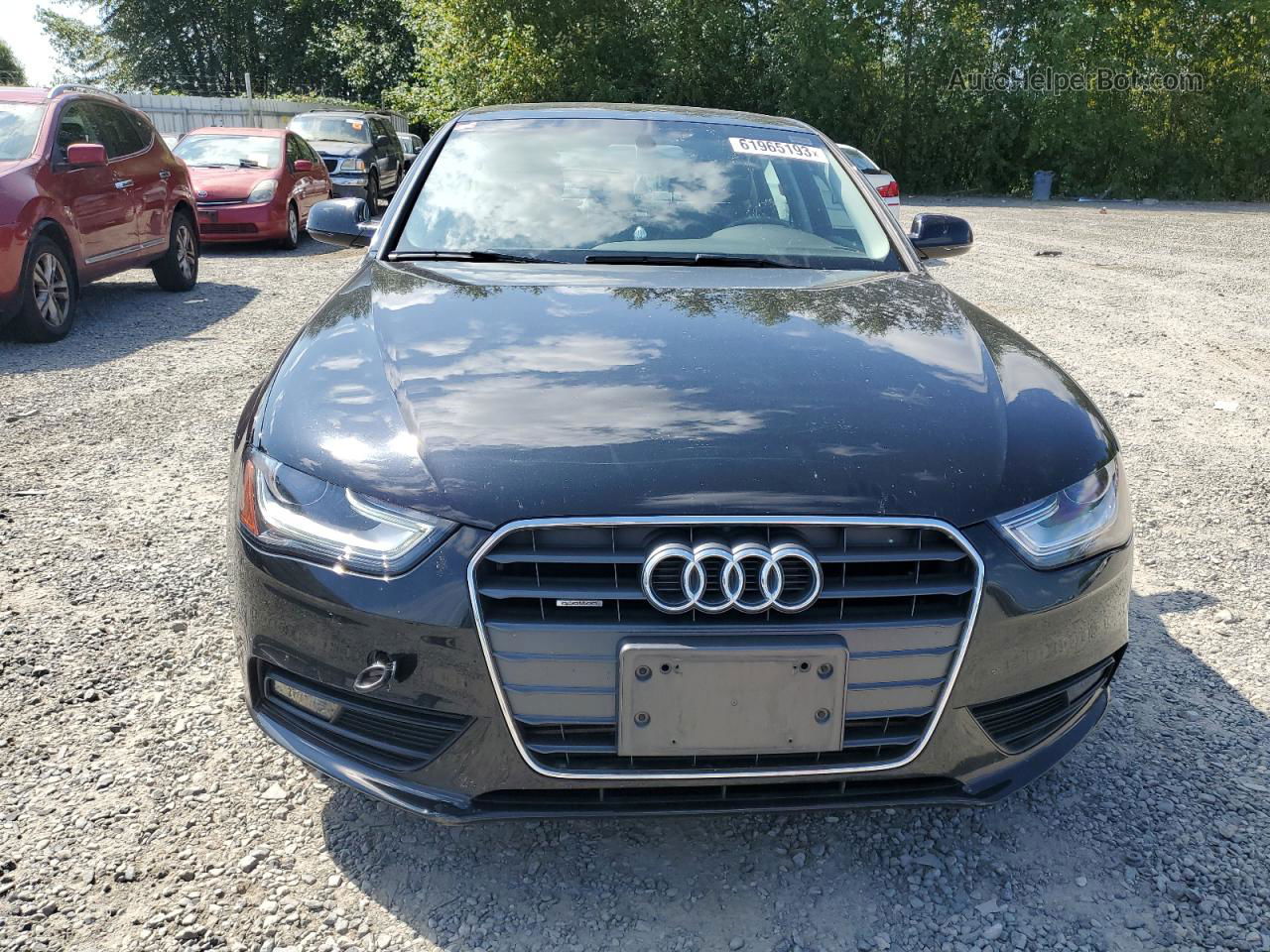 2013 Audi A4 Premium Plus Black vin: WAUFFAFL9DA125334