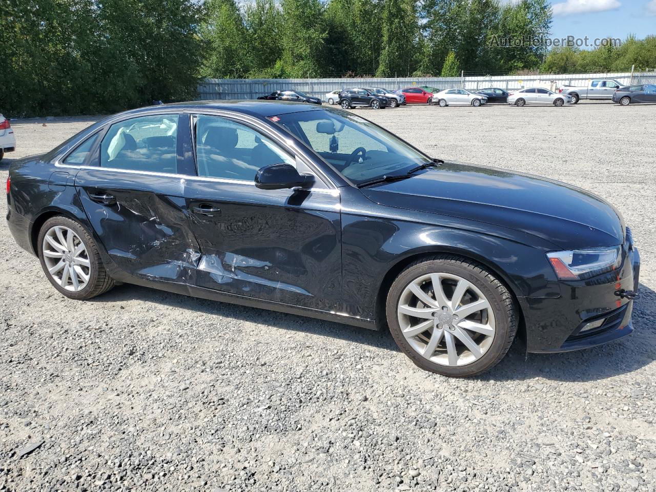 2013 Audi A4 Premium Plus Black vin: WAUFFAFL9DA125334