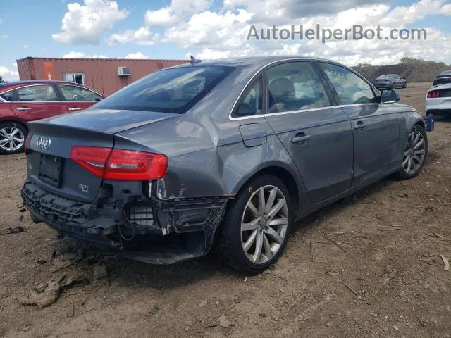 2013 Audi A4 Premium Plus Gray vin: WAUFFAFL9DN005901