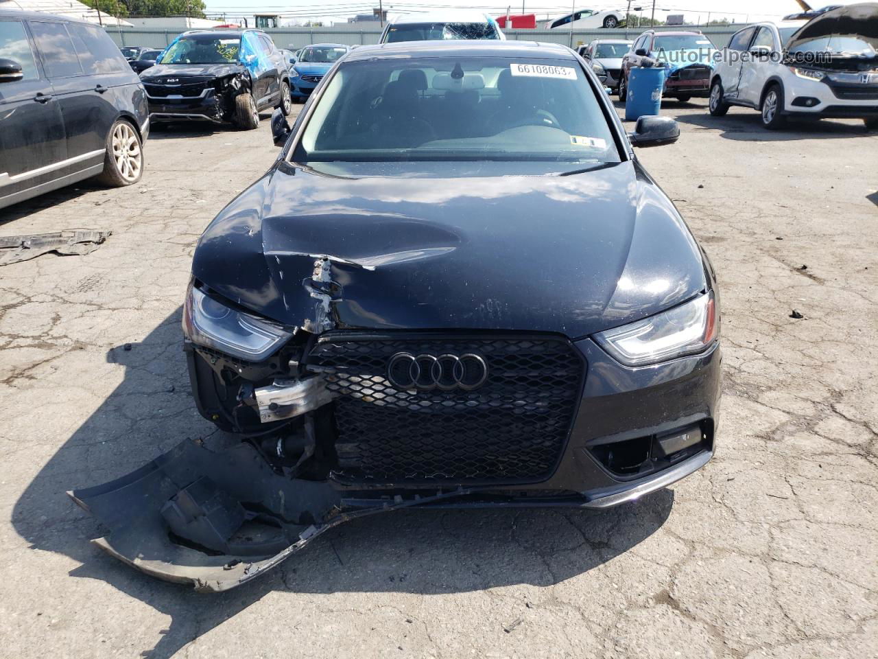 2013 Audi A4 Premium Plus Black vin: WAUFFAFL9DN007471