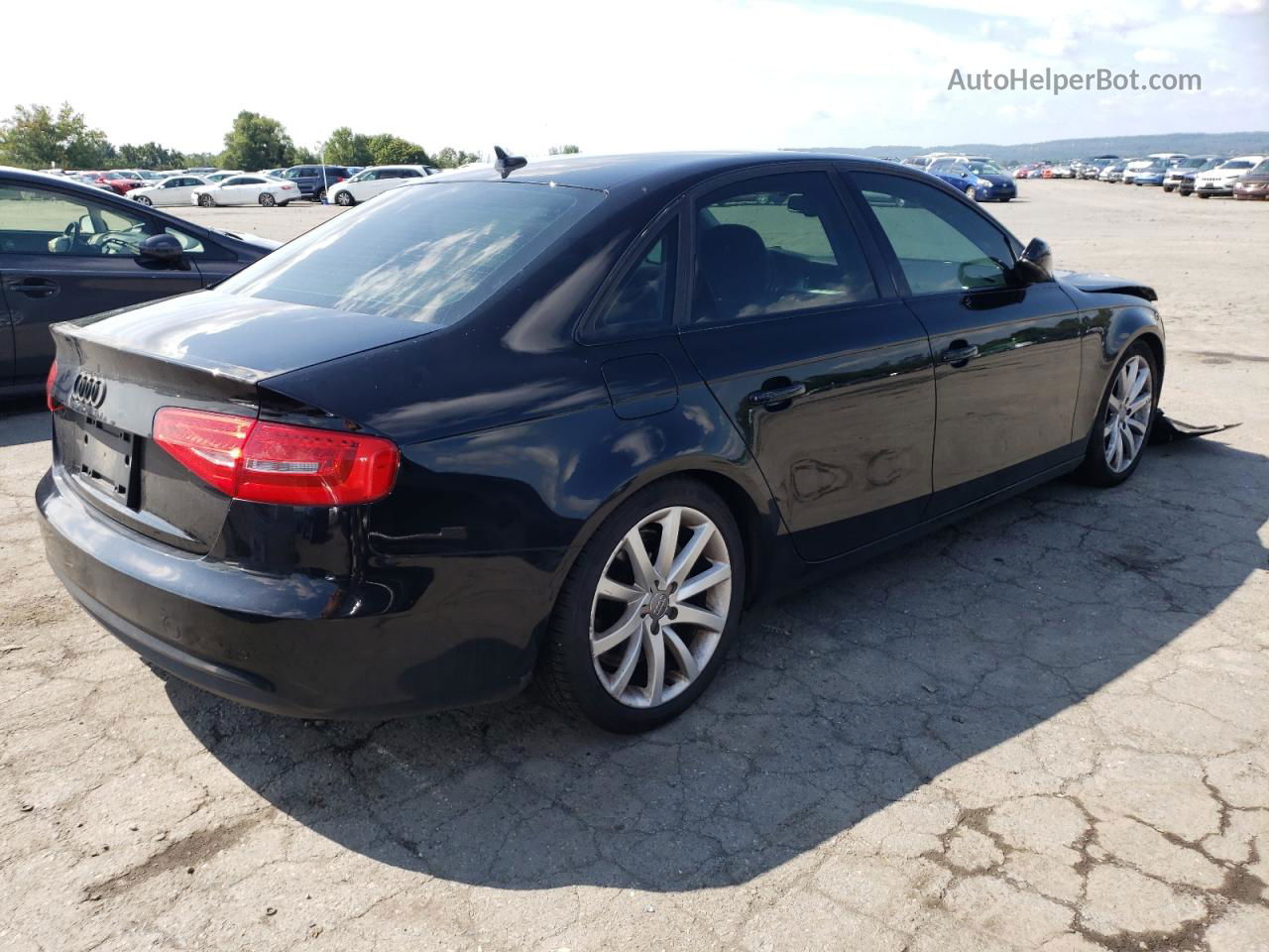 2013 Audi A4 Premium Plus Black vin: WAUFFAFL9DN007471