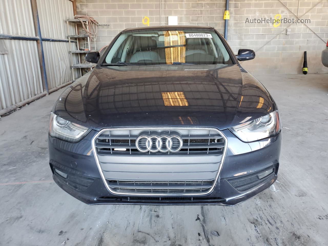 2013 Audi A4 Premium Plus Blue vin: WAUFFAFL9DN024755