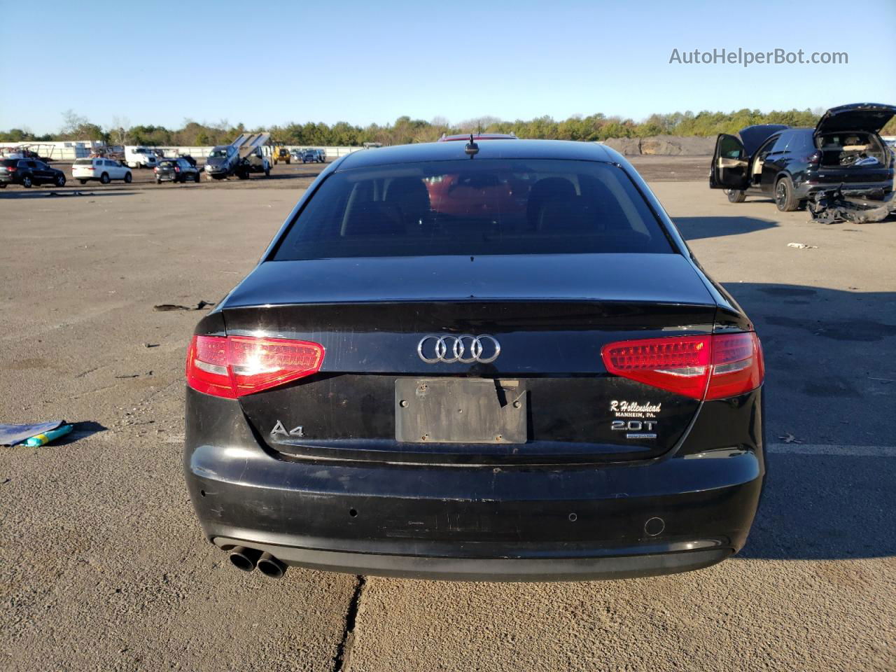 2013 Audi A4 Premium Plus Черный vin: WAUFFAFL9DN028515