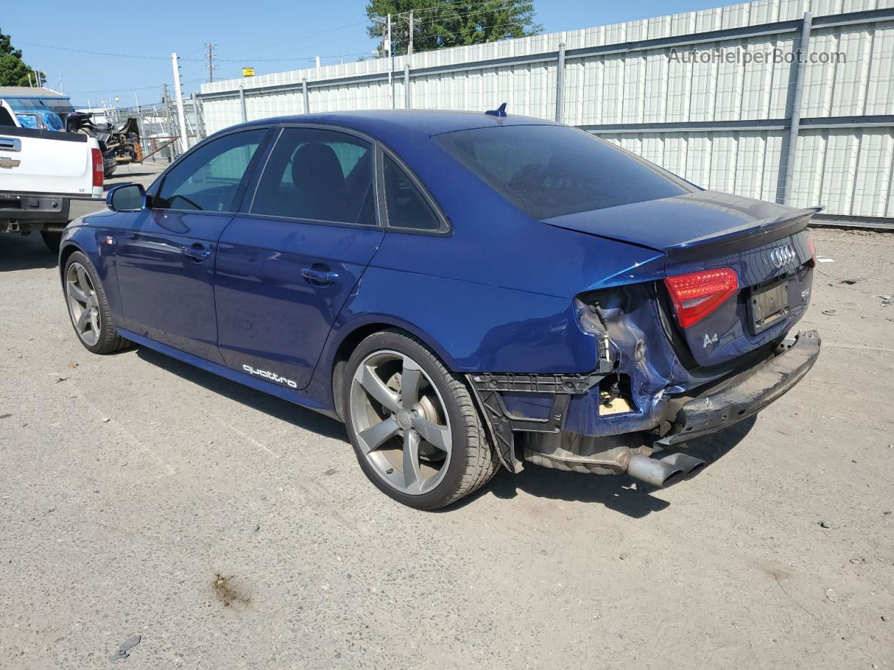 2016 Audi A4 Premium Plus S-line Blue vin: WAUFFAFL9GN005594