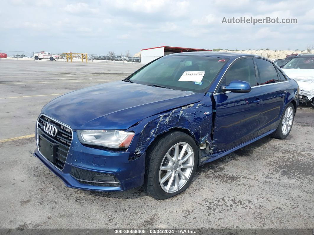 2016 Audi A4 2.0t Premium Blue vin: WAUFFAFL9GN014909