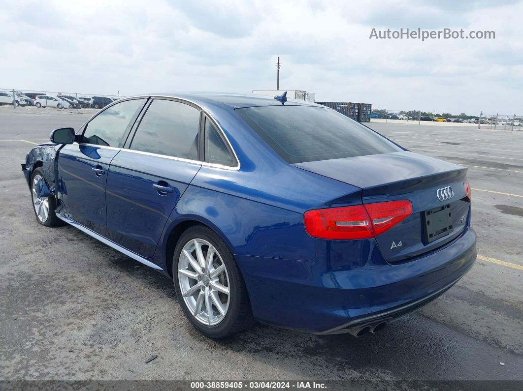 2016 Audi A4 2.0t Premium Blue vin: WAUFFAFL9GN014909