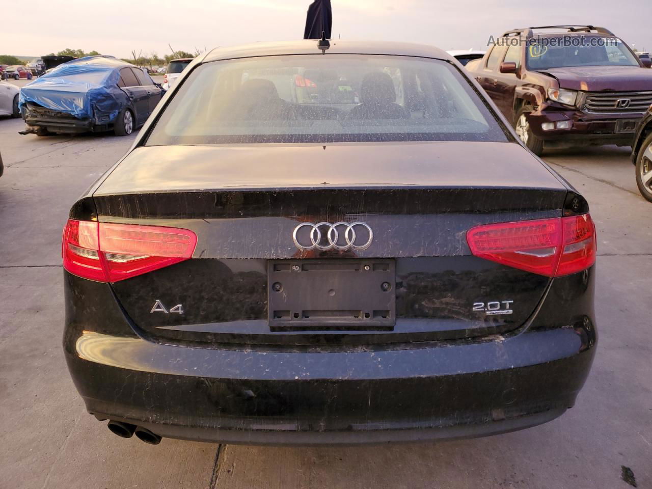 2013 Audi A4 Premium Plus Black vin: WAUFFAFLXDN003543