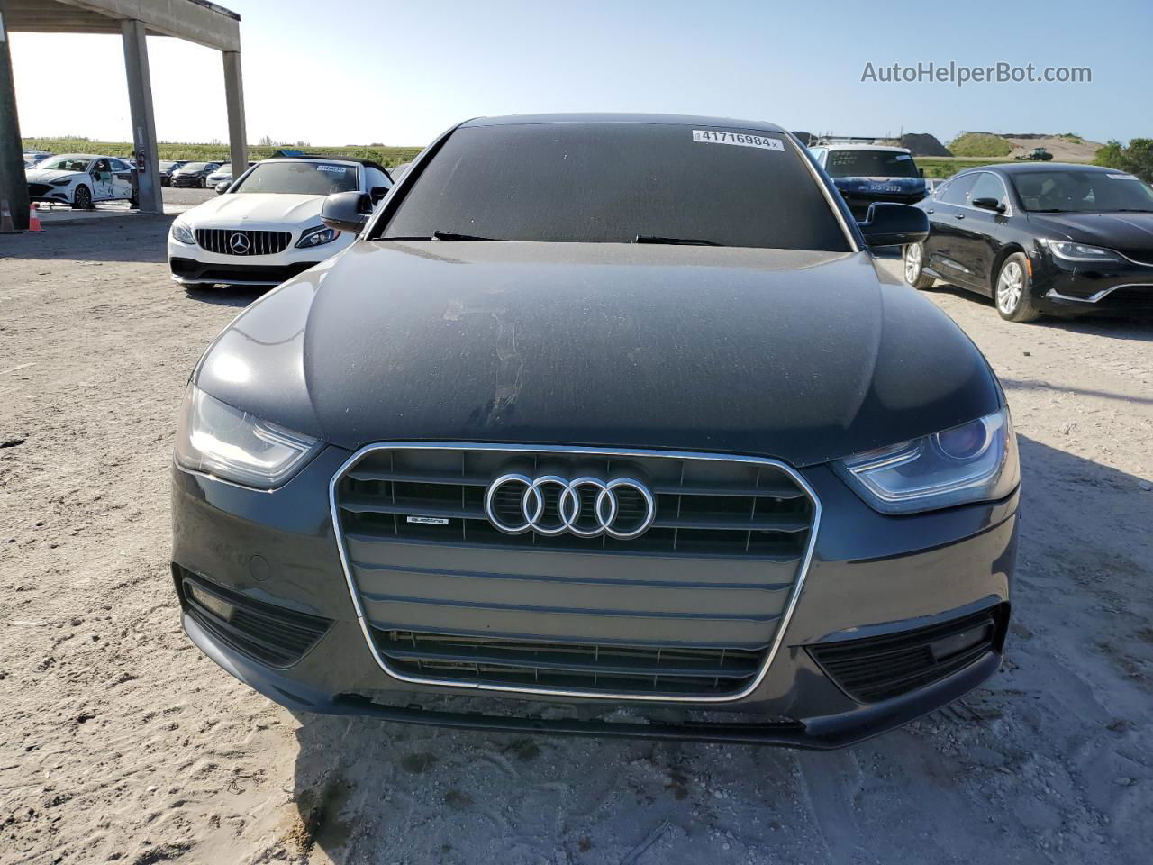 2013 Audi A4 Premium Plus Blue vin: WAUFFAFLXDN008032