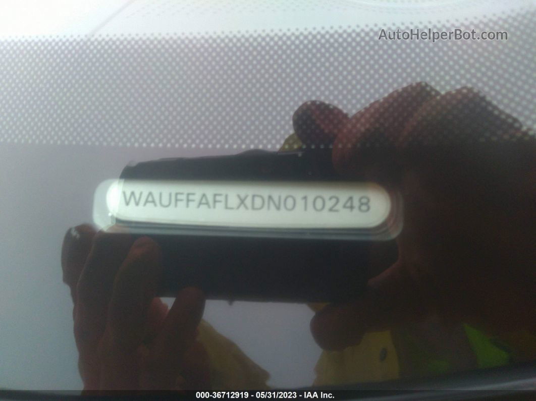 2013 Audi A4 Premium Plus Gray vin: WAUFFAFLXDN010248