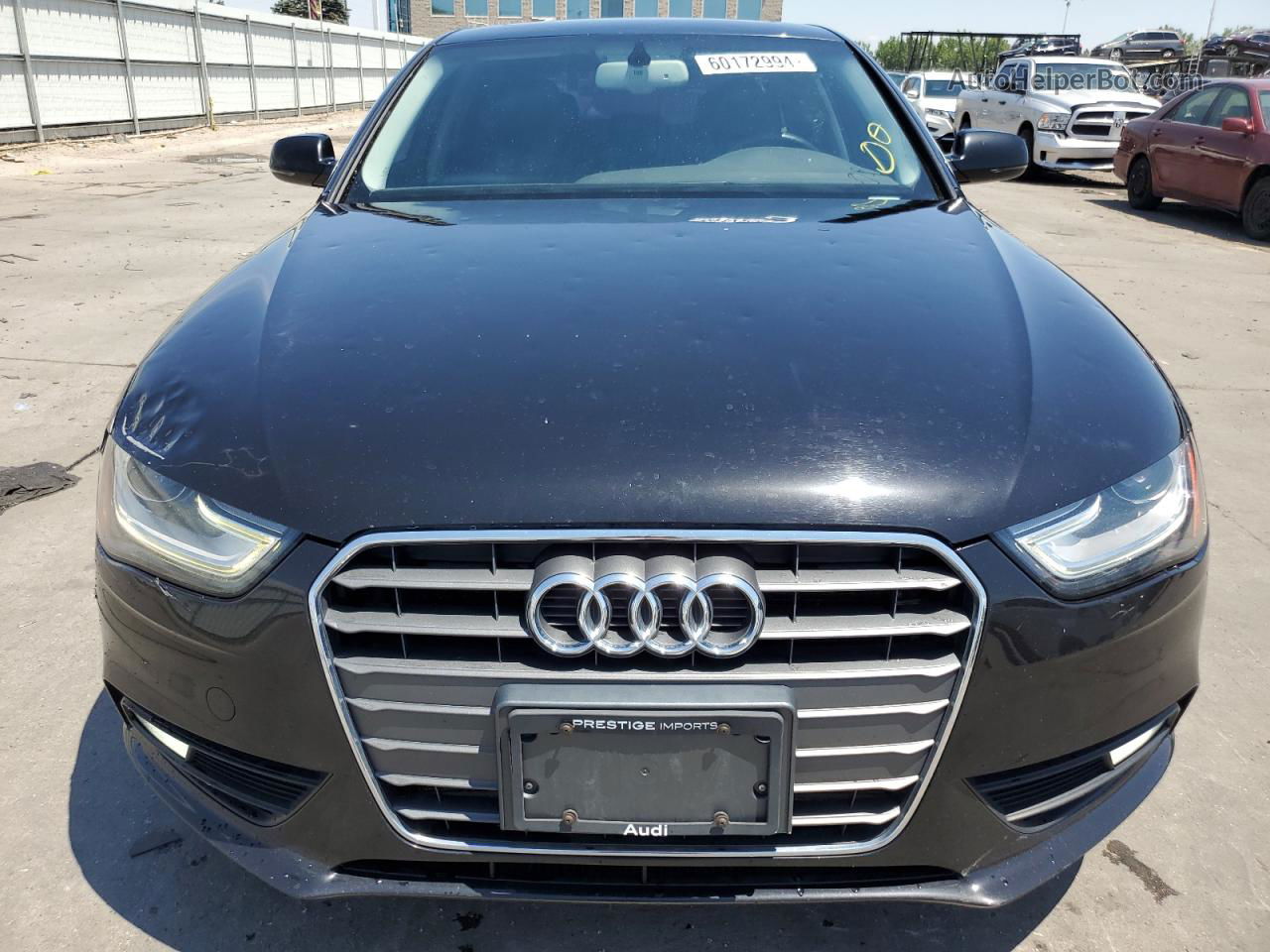 2013 Audi A4 Premium Plus Black vin: WAUFFAFLXDN038986