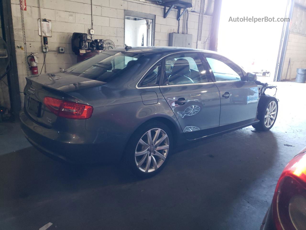 2013 Audi A4 Premium Plus Gray vin: WAUFFAFLXDN048904