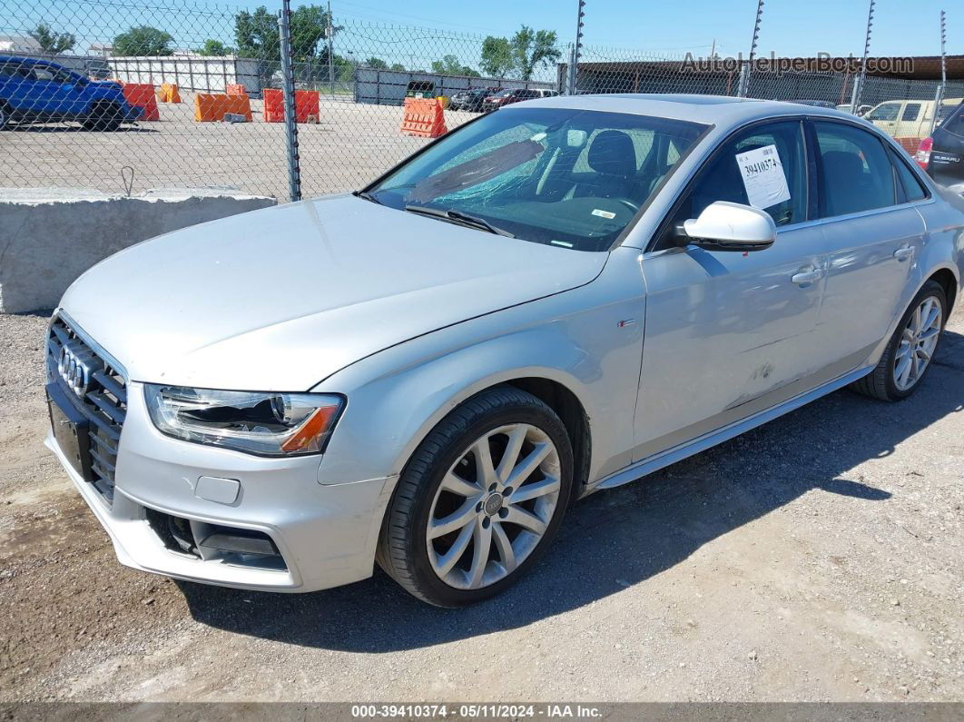 2014 Audi A4 2.0t Premium Silver vin: WAUFFAFLXEN006461