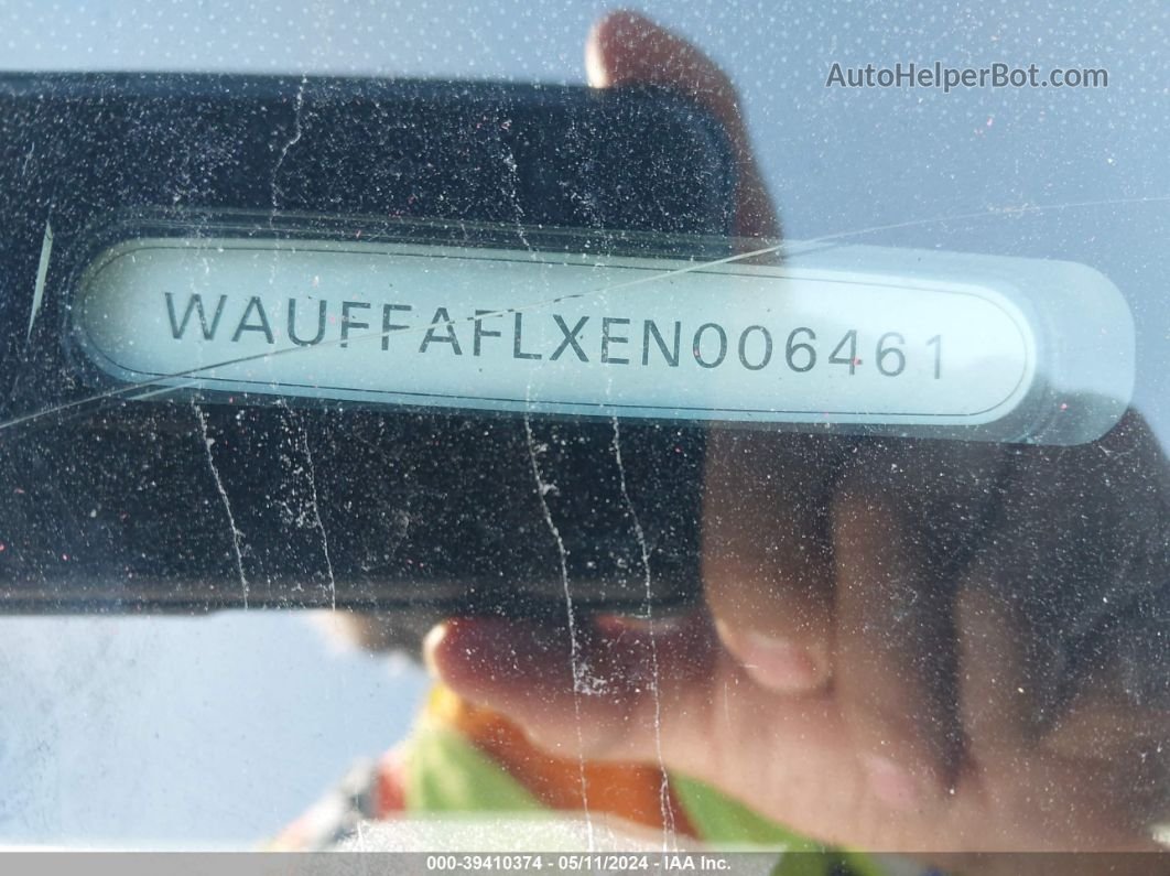 2014 Audi A4 2.0t Premium Серебряный vin: WAUFFAFLXEN006461
