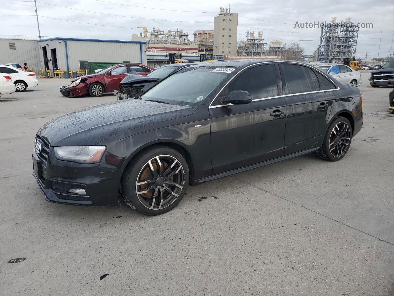 2014 Audi A4 Premium Plus Black vin: WAUFFAFLXEN045776