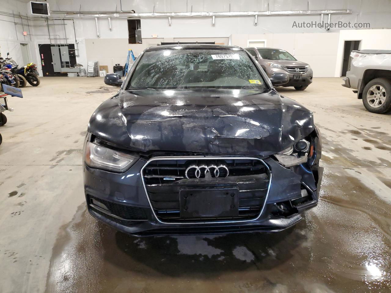 2016 Audi A4 Premium Plus S-line Blue vin: WAUFFAFLXGA006535