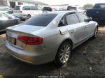 2013 Audi A4 2.0t Premium Silver vin: WAUFFBFL3DN049107