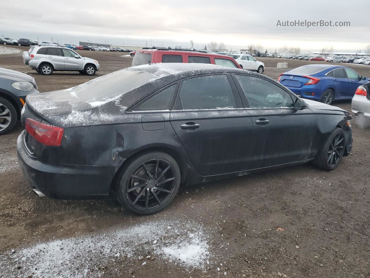 2013 Audi A6 Premium Черный vin: WAUFFCFC1DN057292