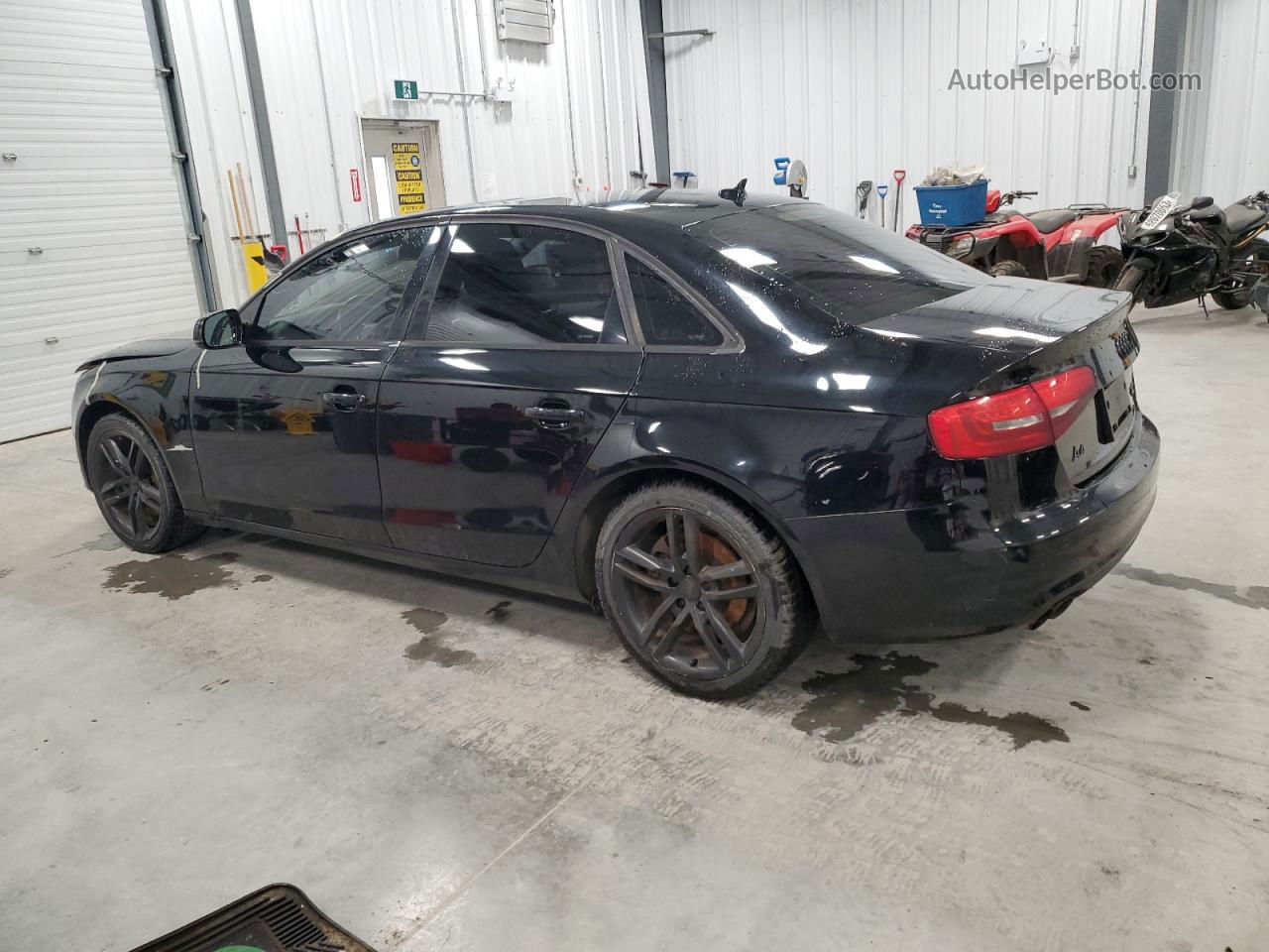 2013 Audi A4 Premium Plus Black vin: WAUFFCFL2DN047600