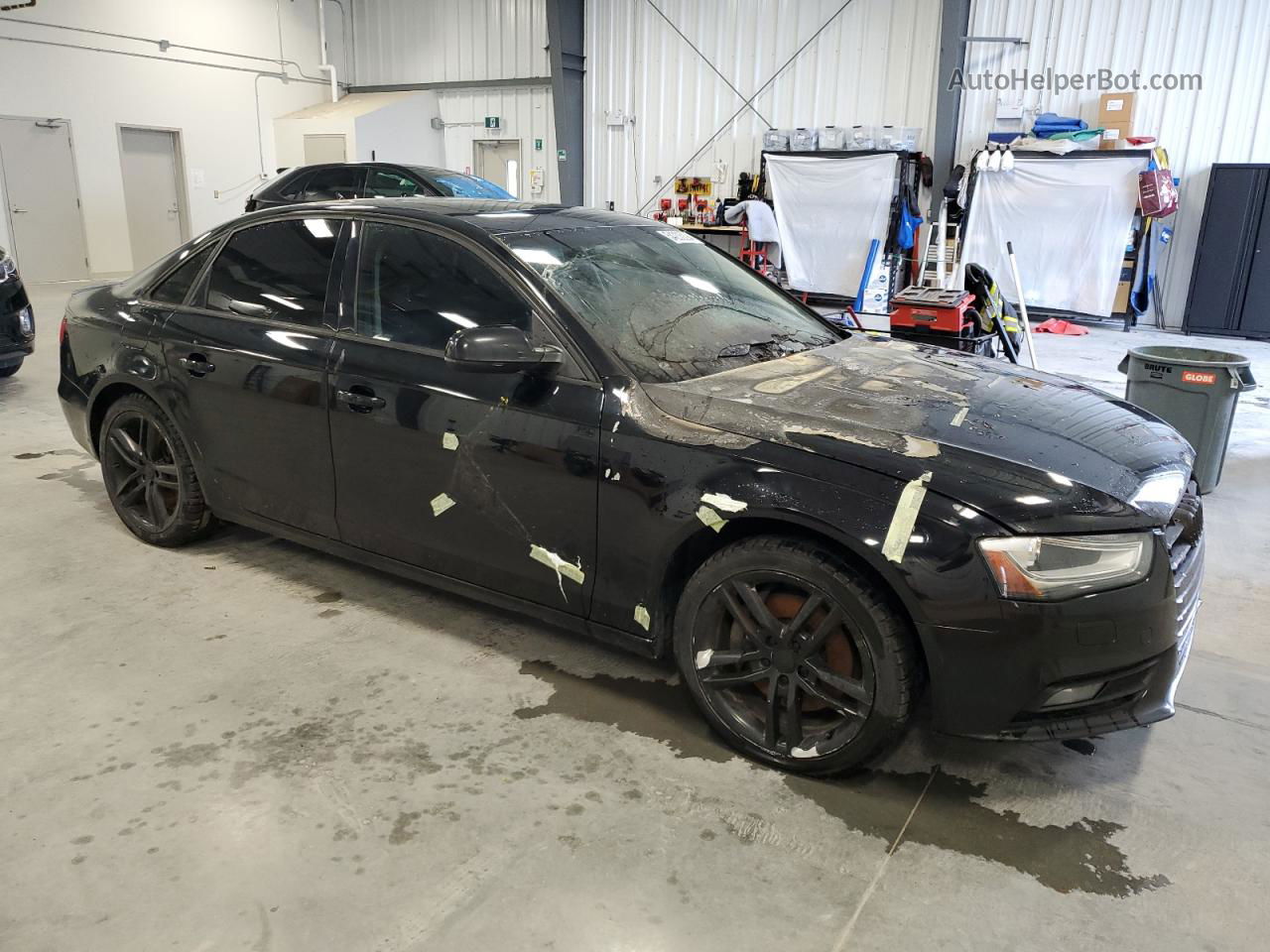 2013 Audi A4 Premium Plus Black vin: WAUFFCFL2DN047600