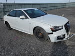 2013 Audi A4 Premium Plus White vin: WAUFFCFL8DN030624