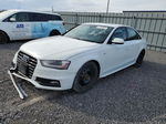 2013 Audi A4 Premium Plus White vin: WAUFFCFL8DN030624