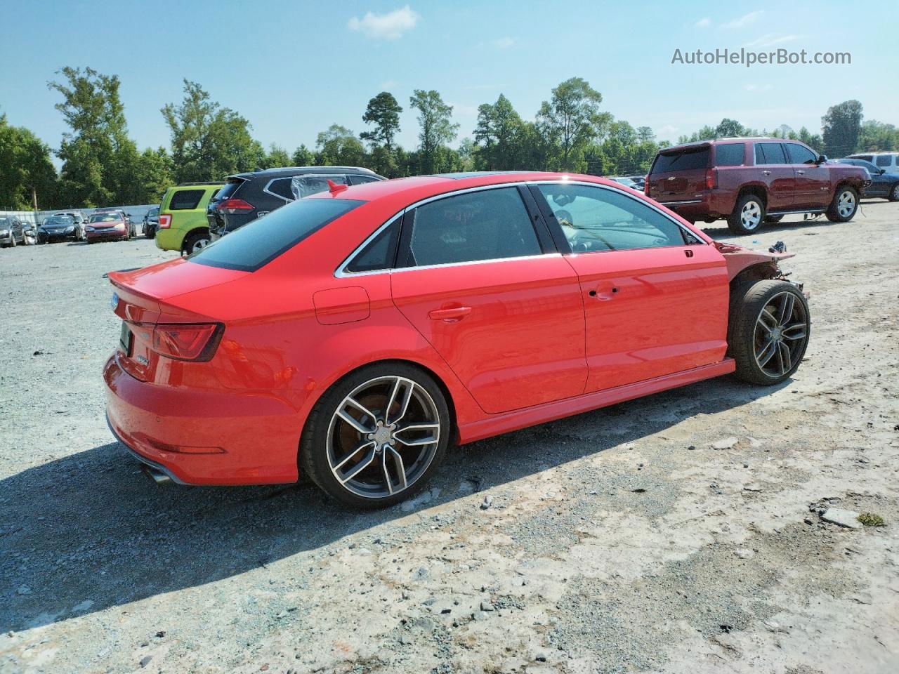 2015 Audi S3 Prestige Red vin: WAUFFGFF2F1069074