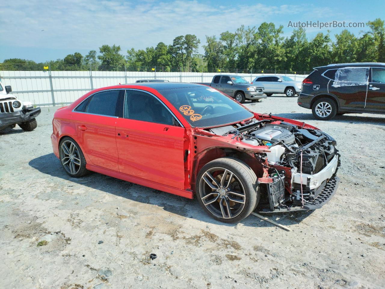 2015 Audi S3 Prestige Red vin: WAUFFGFF2F1069074