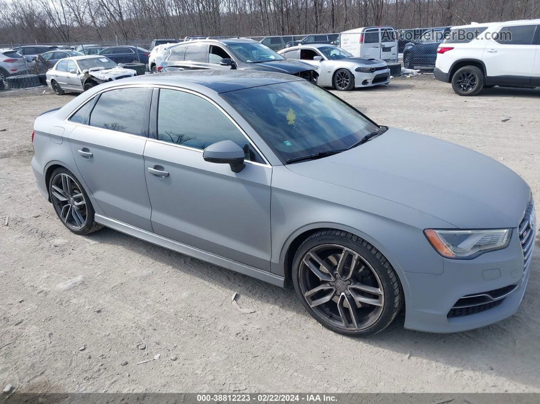 2015 Audi S3 2.0t Premium Plus Gray vin: WAUFFGFF2F1100856