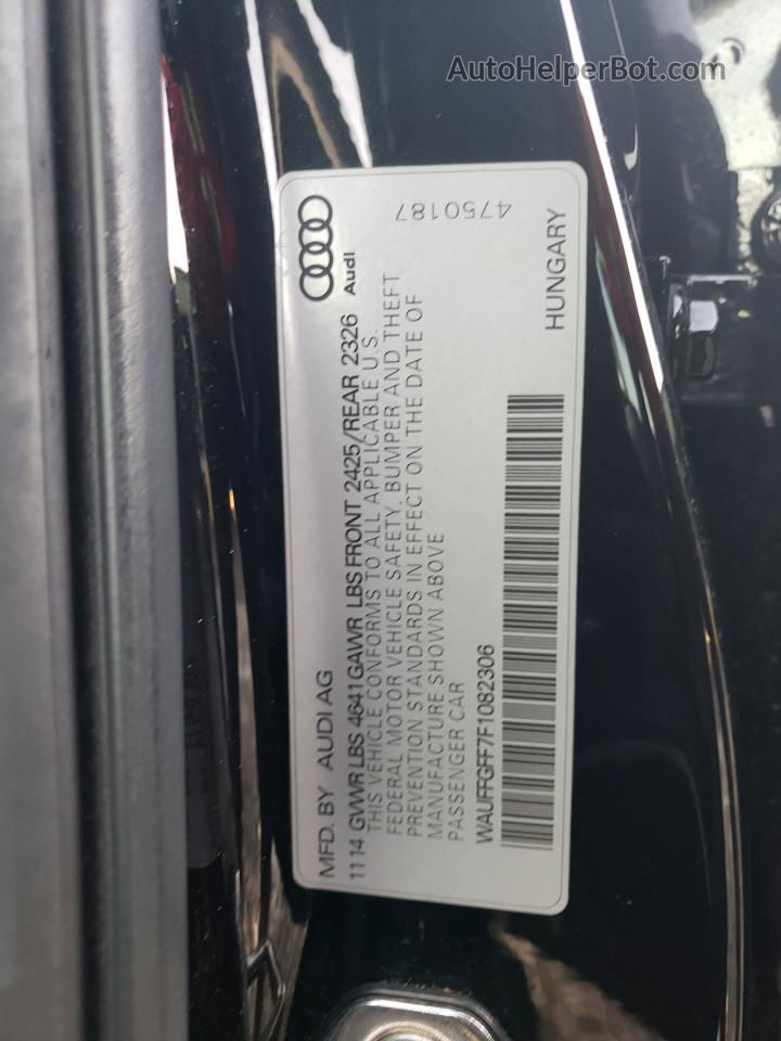 2015 Audi S3 Prestige Black vin: WAUFFGFF7F1082306