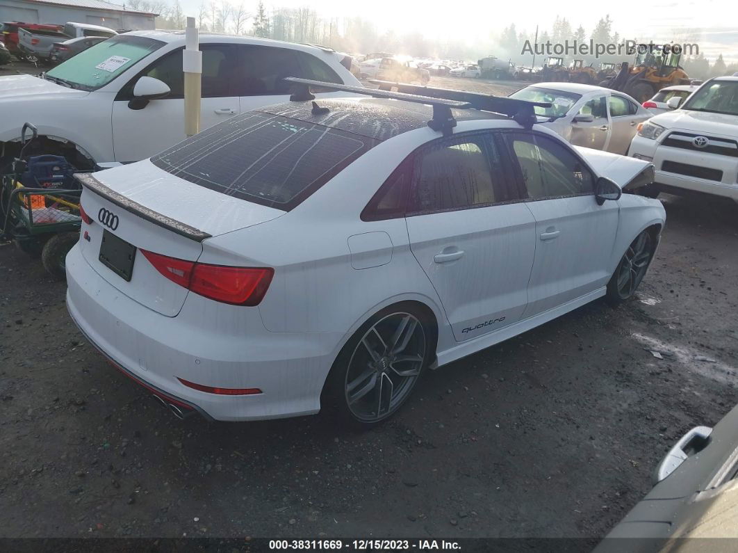 2015 Audi S3 2.0t Premium Plus White vin: WAUFFGFF7F1085240