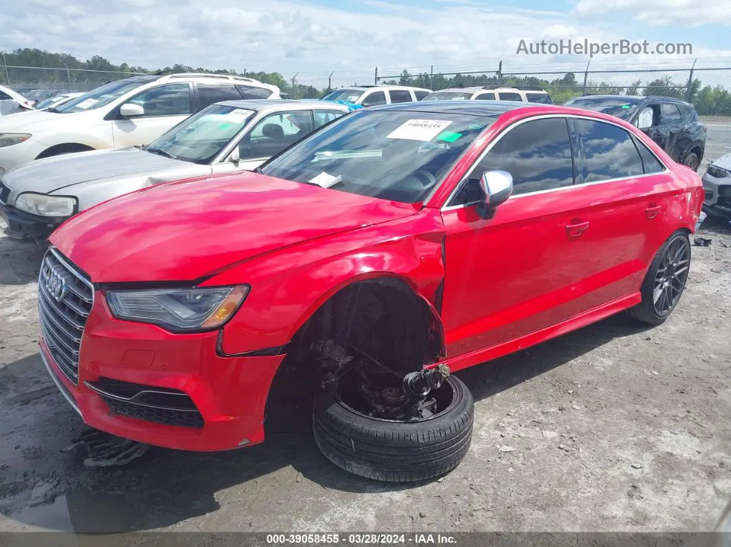 2015 Audi S3 2.0t Premium Plus Красный vin: WAUFFGFFXF1093381